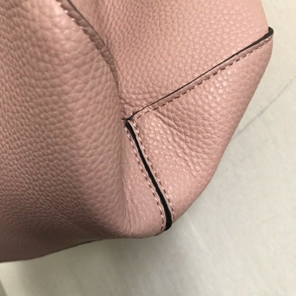 NANETTE LEPORE Large Leather Dusty Pink Handle Bag - Picture 6 of 8